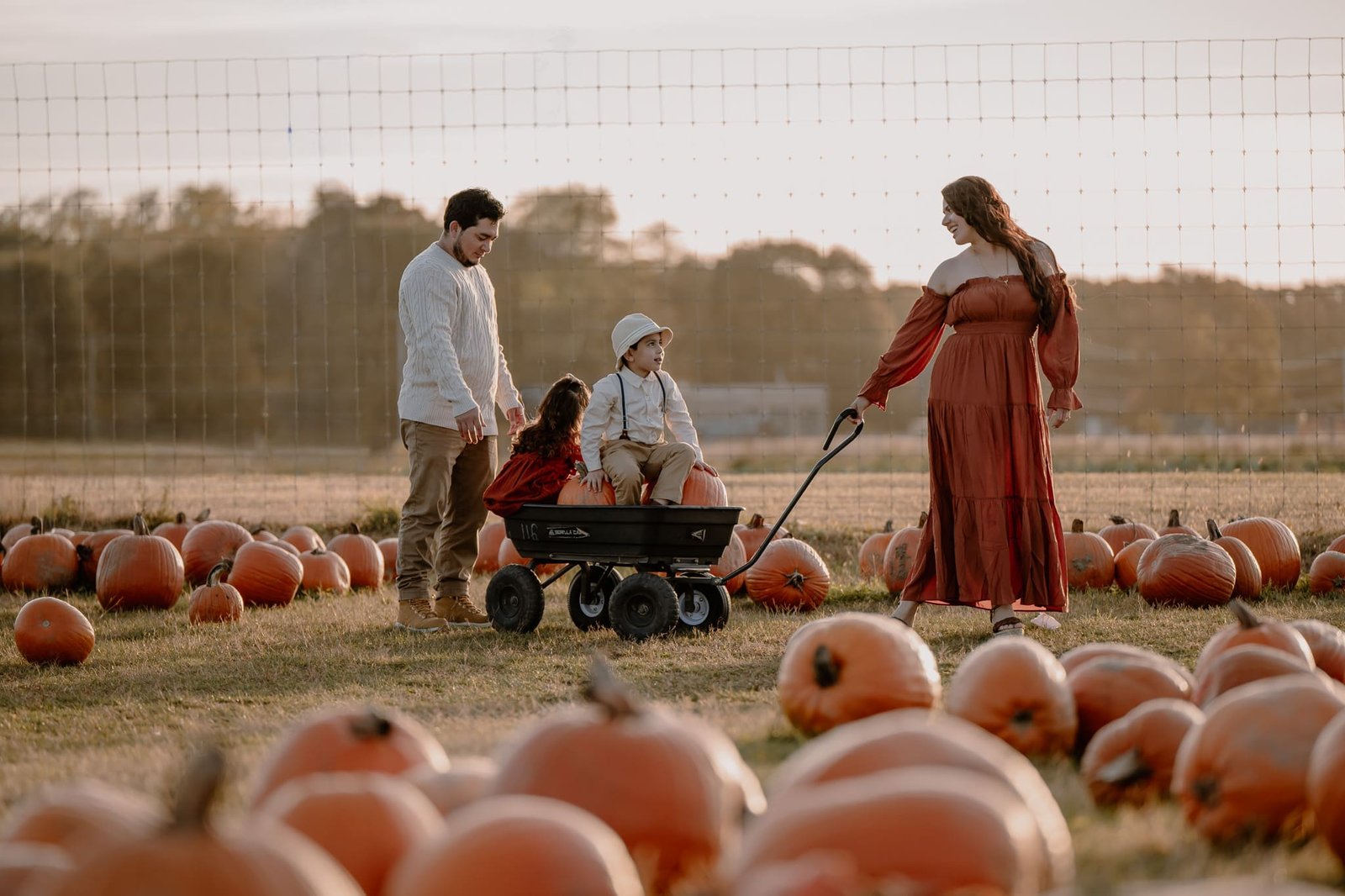 Álbum Familiar sesión de fotos en exteriores New York